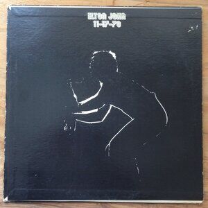 Elton John Live 11-17-70 LP Classic Rock Vinyl Record 1970